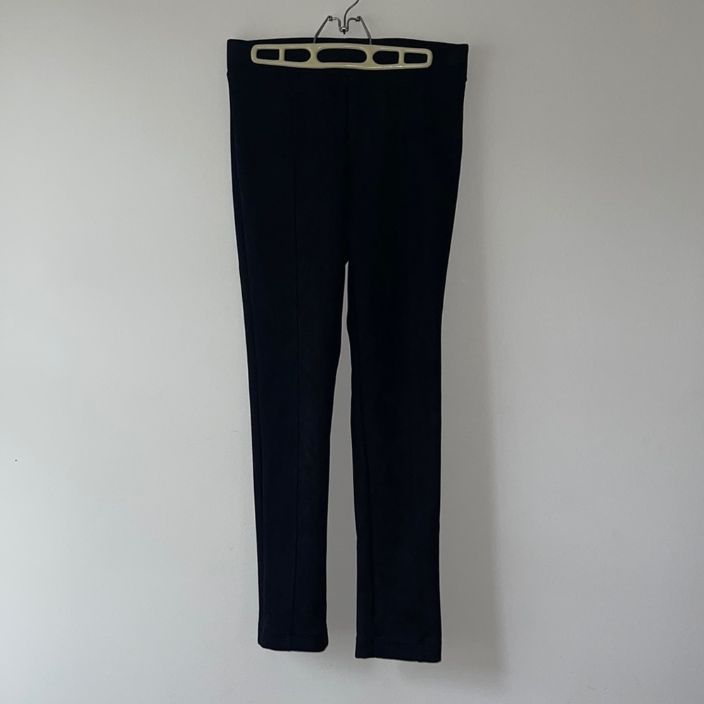 Cute black suede pants